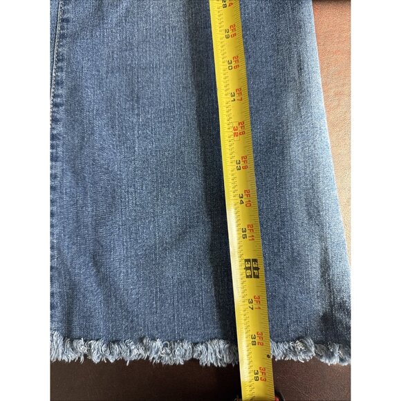 D.Jeans Womens Flared Denim Jeans Size 14 Cotton Blend Waist 34" - Picture 9 of 12